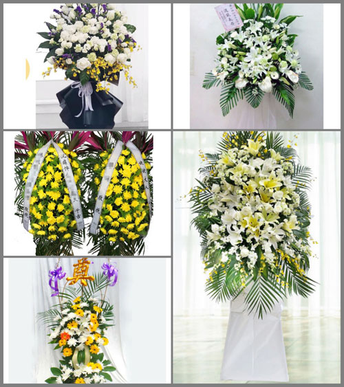 新疆乌鲁木齐市水磨沟区六道湾街道白事花篮预定